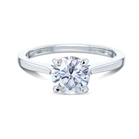 1 Carat Natural Diamond Taper Ring