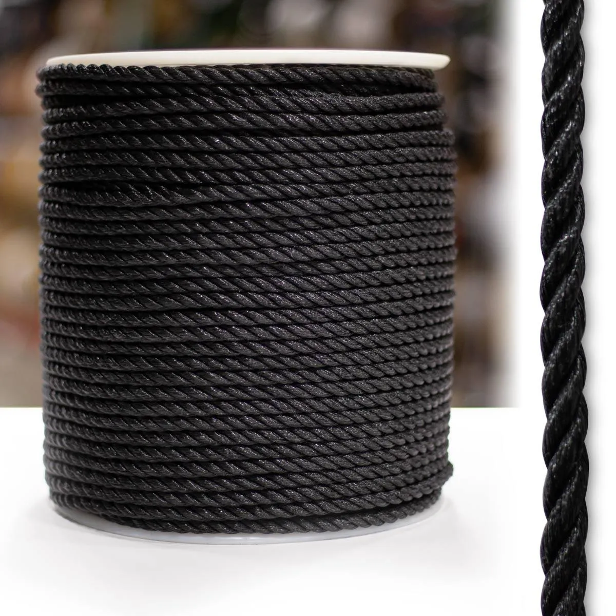 3-Strand Polypropylene - Black