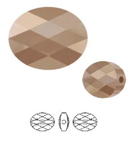 5051 Swarovski mini oval bead crystal ROSEGOLD 2X-8x6mm (2)