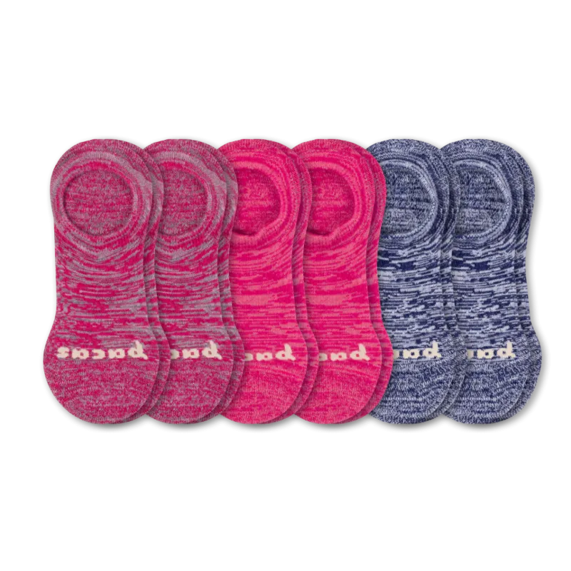 6 Pack - Women's No Show Socks