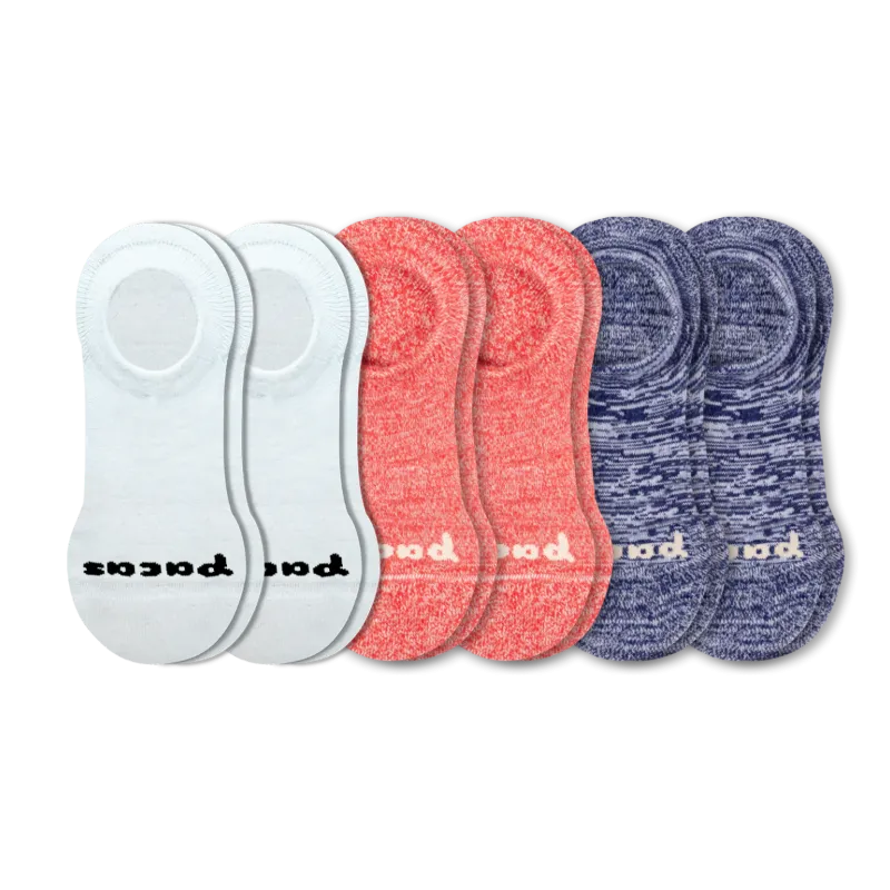 6 Pack - Women's No Show Socks