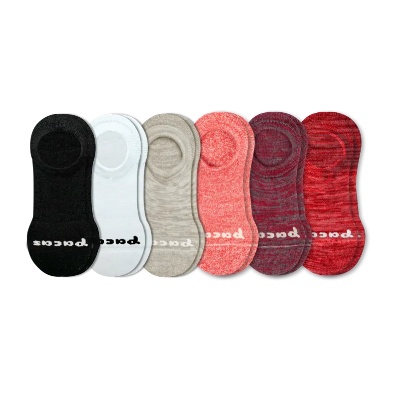 6 Pack - Women's No Show Socks