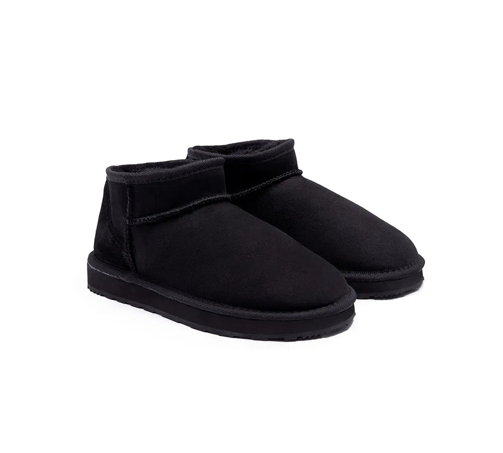 Australian Made Sheepskin Wool Ankle Boots Ultra Mini