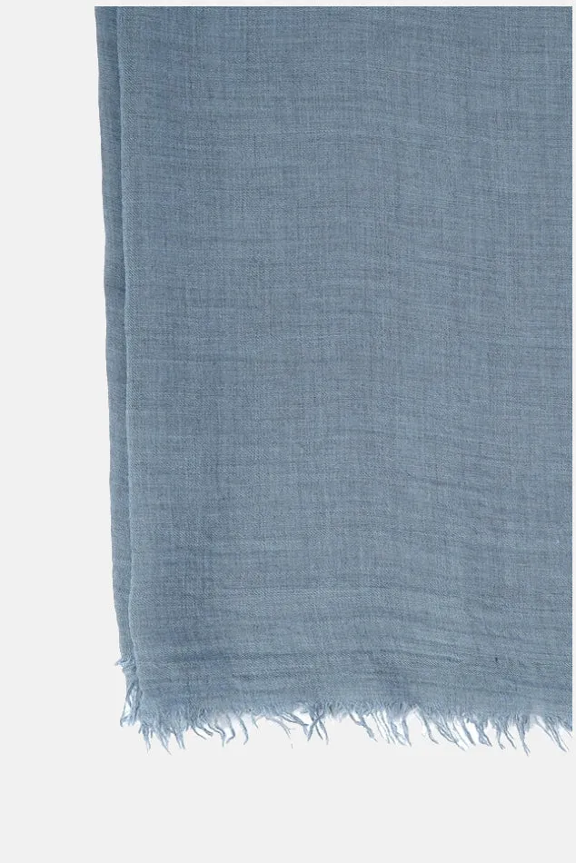 Azzurra Cashmere Modal Scarf Blue