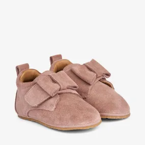 Bow Indoor Shoe | Baby - dusty rouge