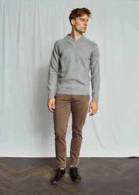 Brunn & Stengade Sweater V | Grey