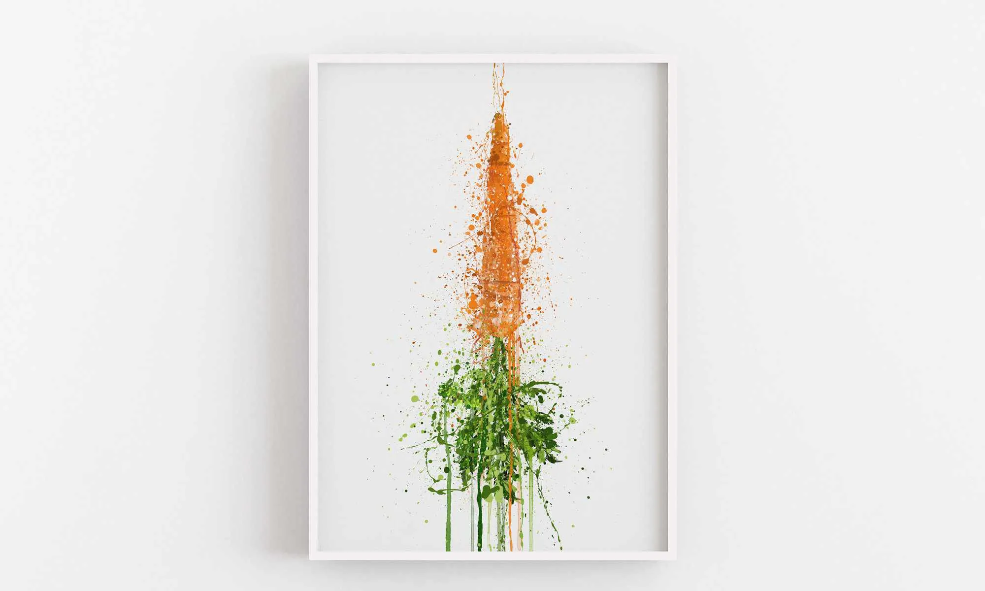 Carrot Vegetable Wall Art Print