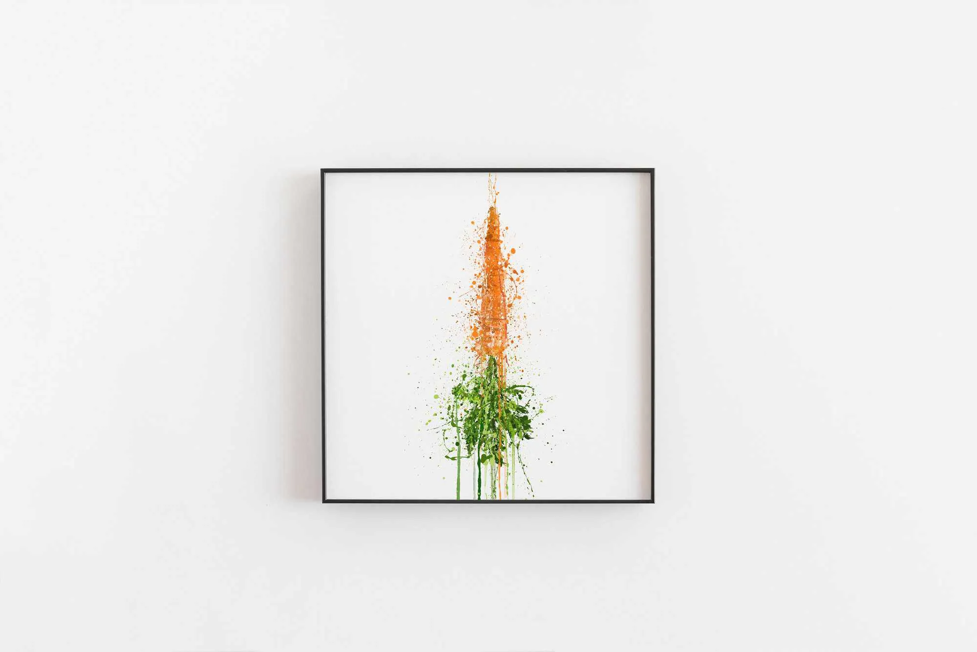 Carrot Vegetable Wall Art Print