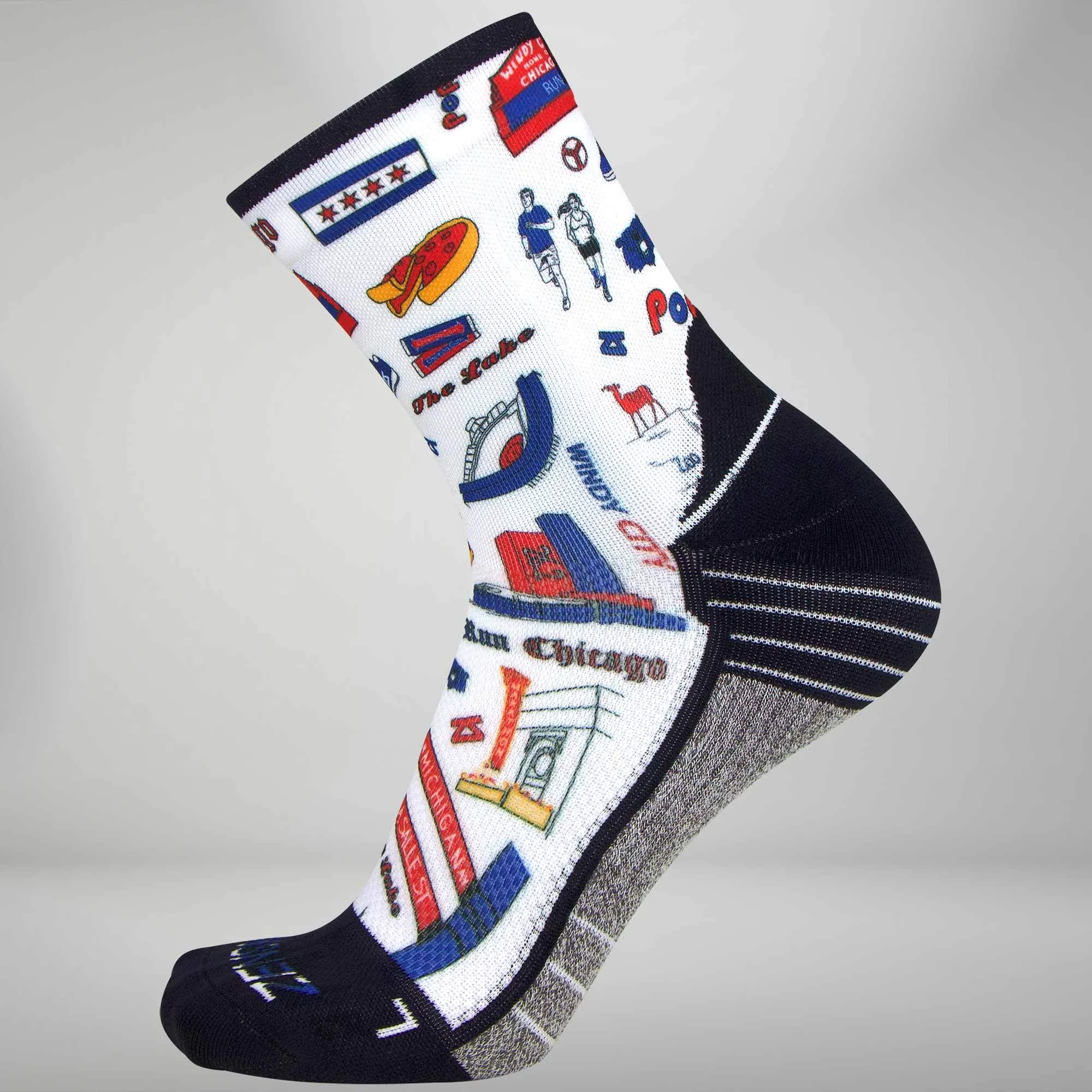 Chicago Doodle Socks (Mini-Crew)