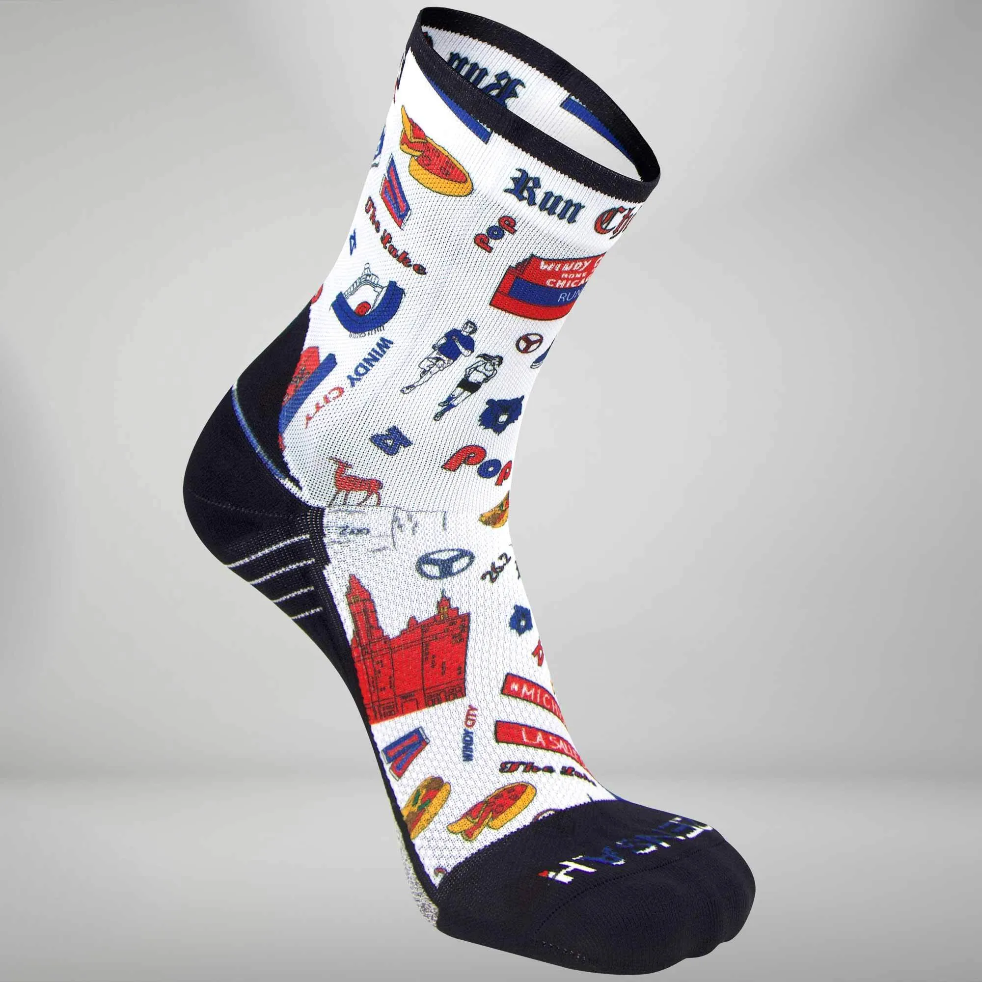 Chicago Doodle Socks (Mini-Crew)