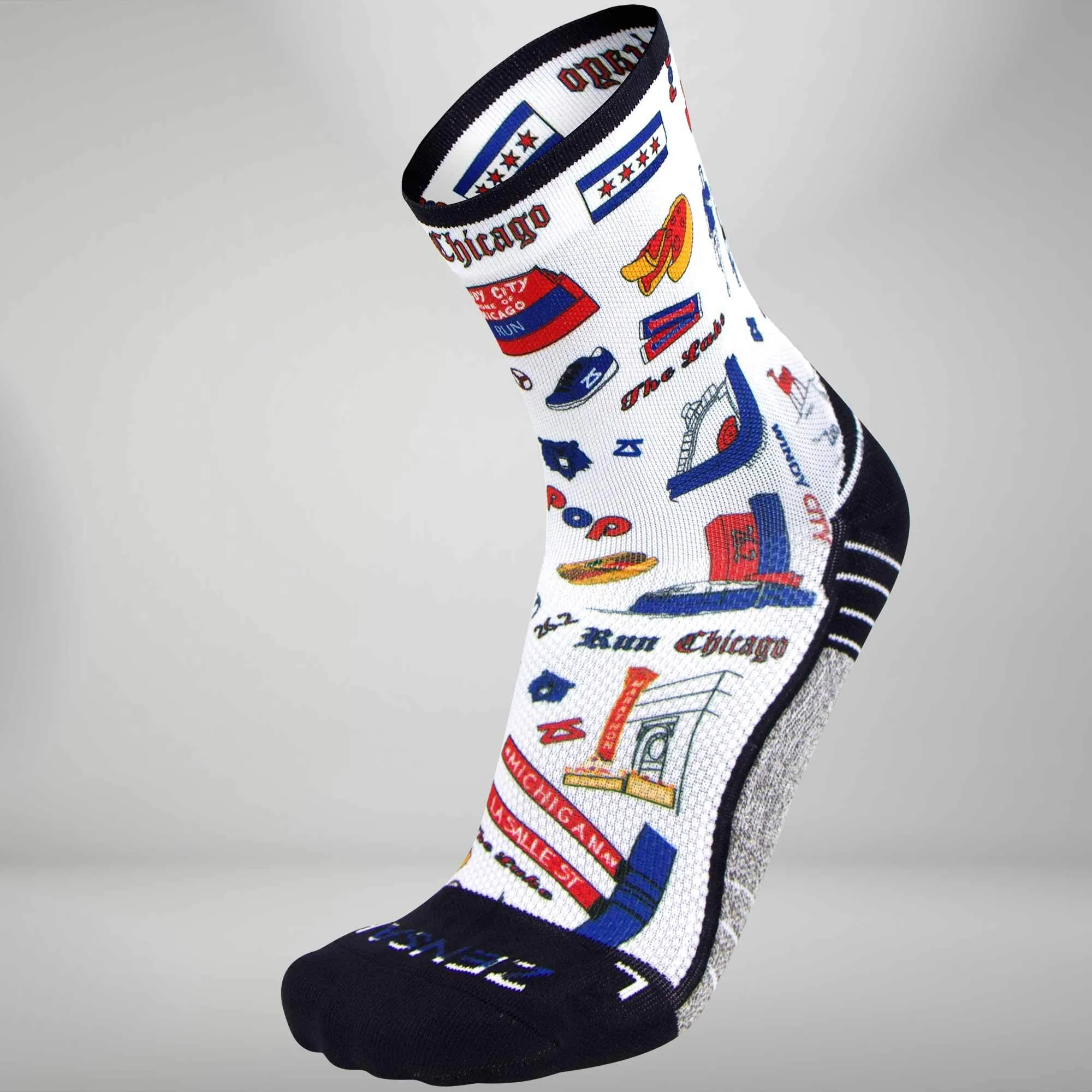 Chicago Doodle Socks (Mini-Crew)