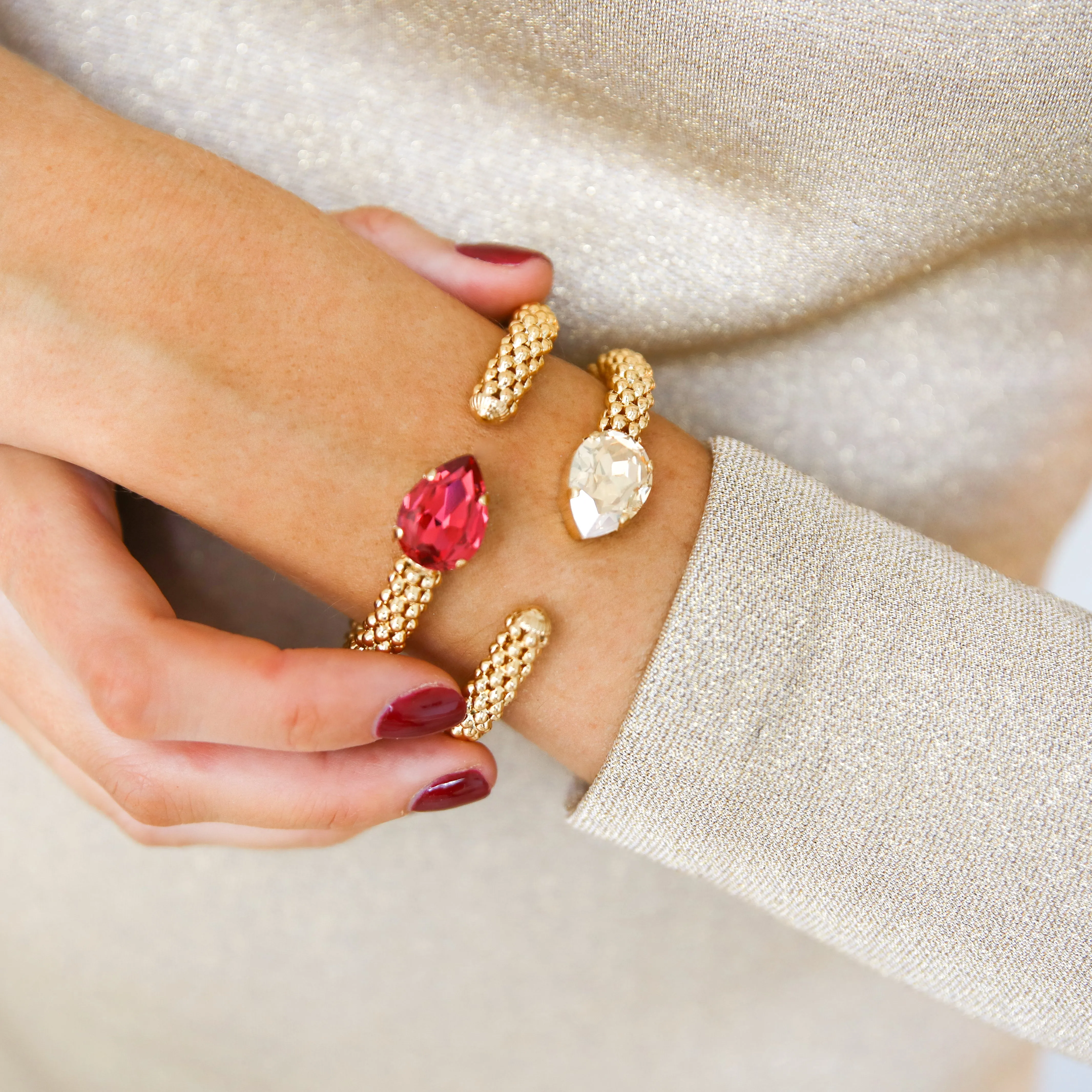 Classic Rope Bracelet / Mulberry Red