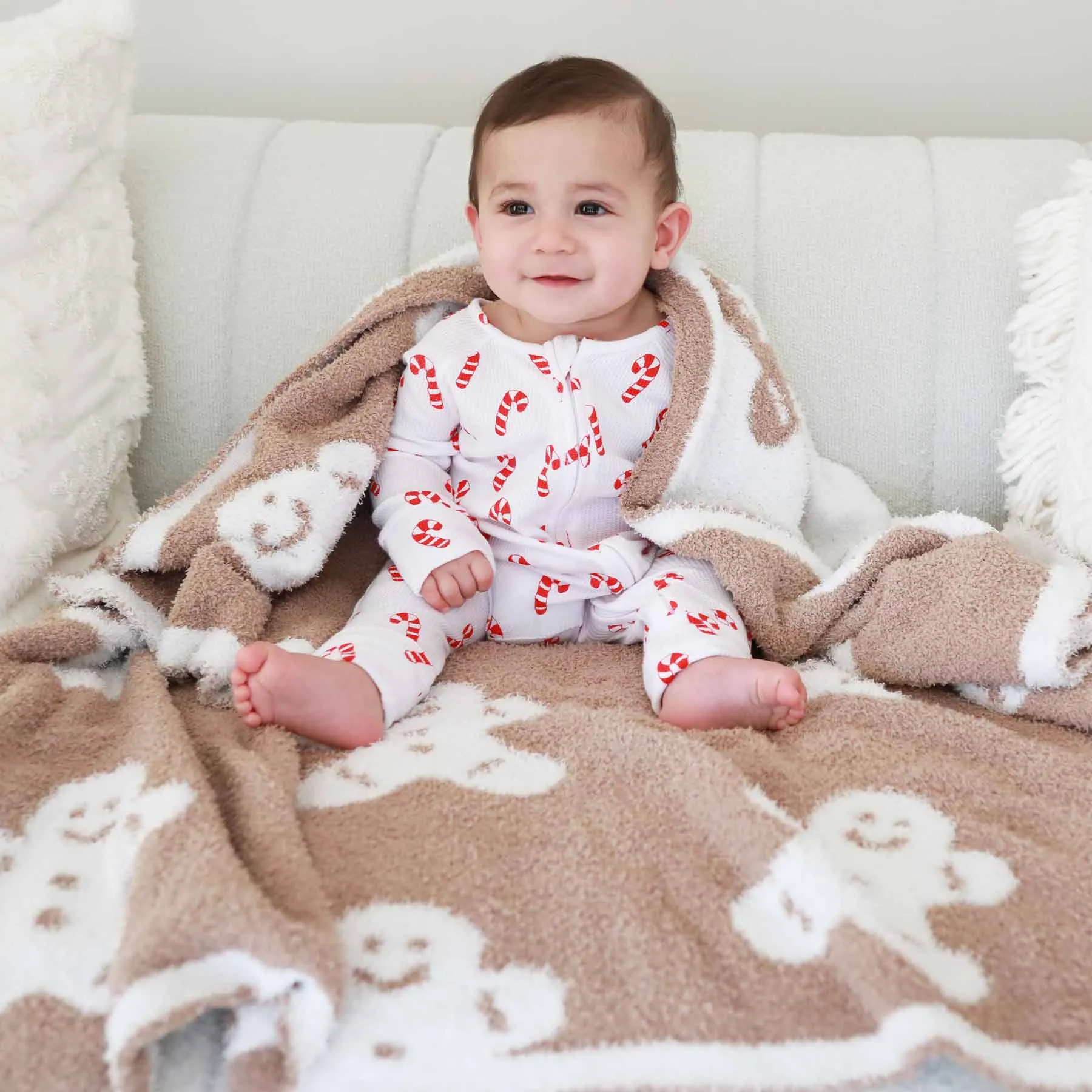 CuddleLane™ Luxe Blankets | Gingerbread*