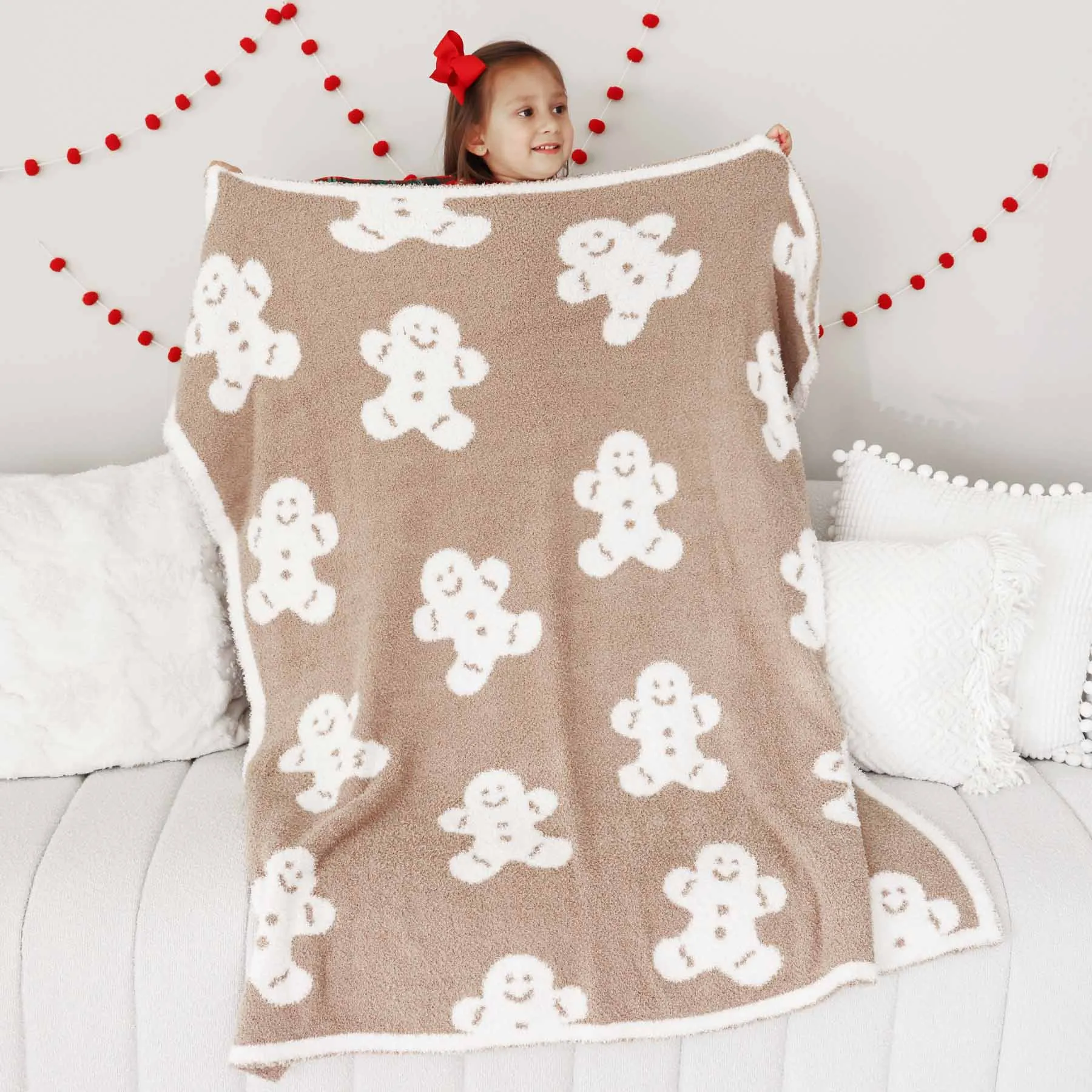 CuddleLane™ Luxe Blankets | Gingerbread*