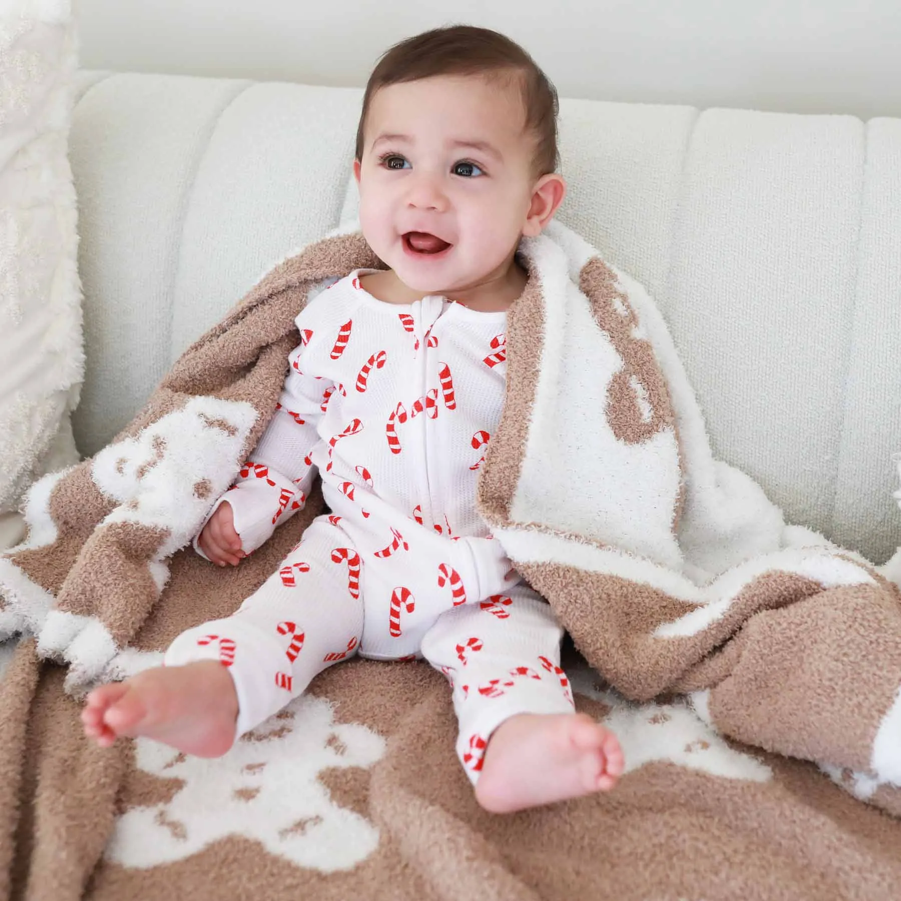 CuddleLane™ Luxe Blankets | Gingerbread*