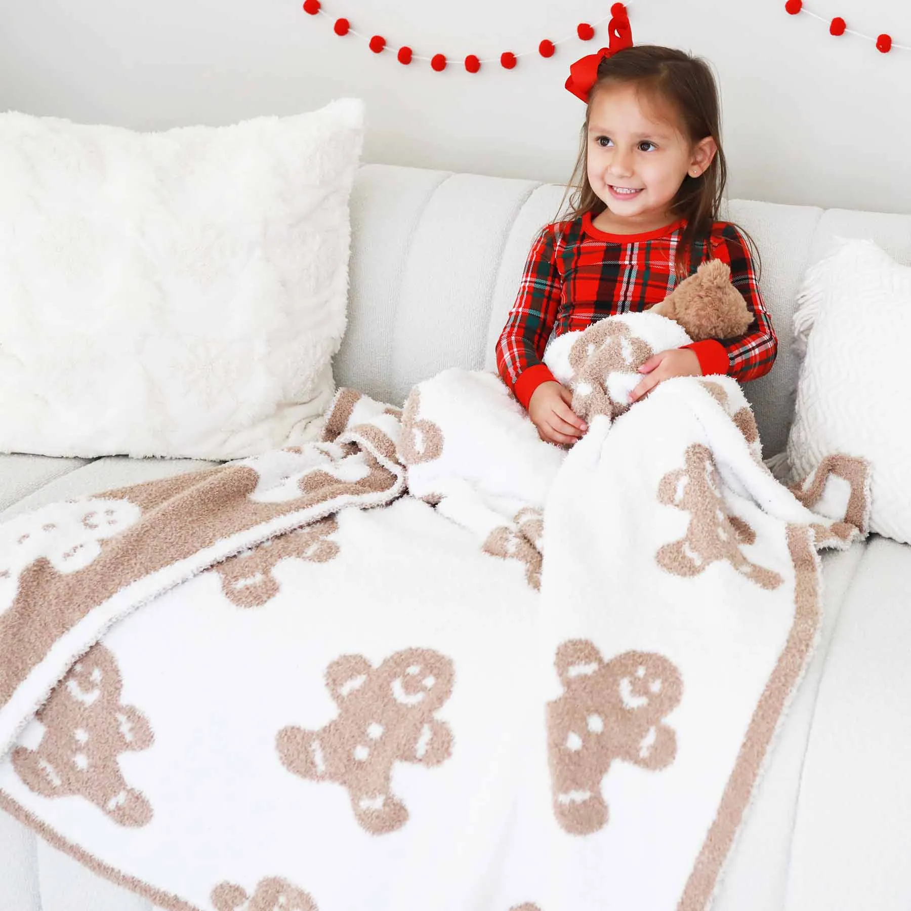 CuddleLane™ Luxe Blankets | Gingerbread*