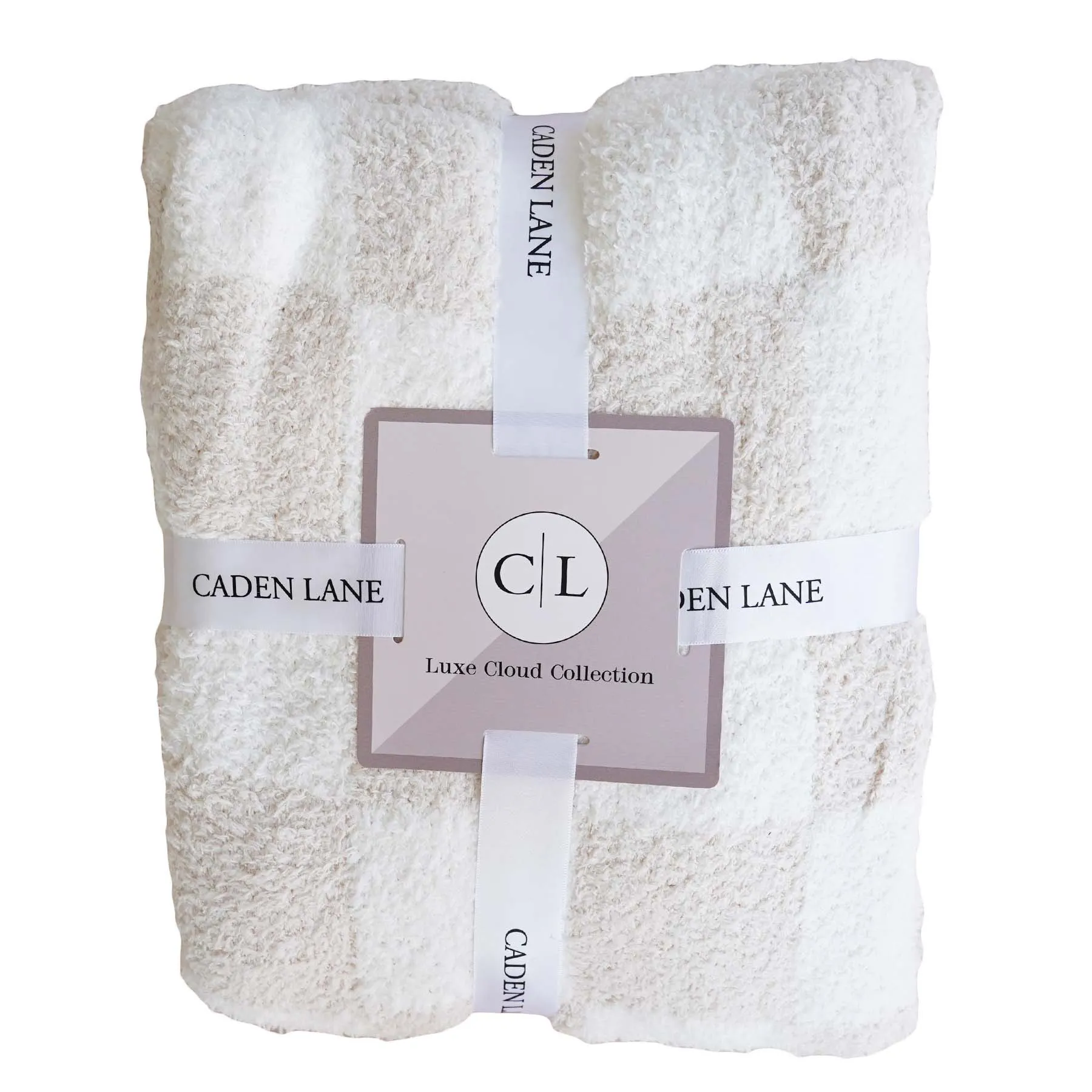 CuddleLane™ Luxe Blankets | Toffee Check