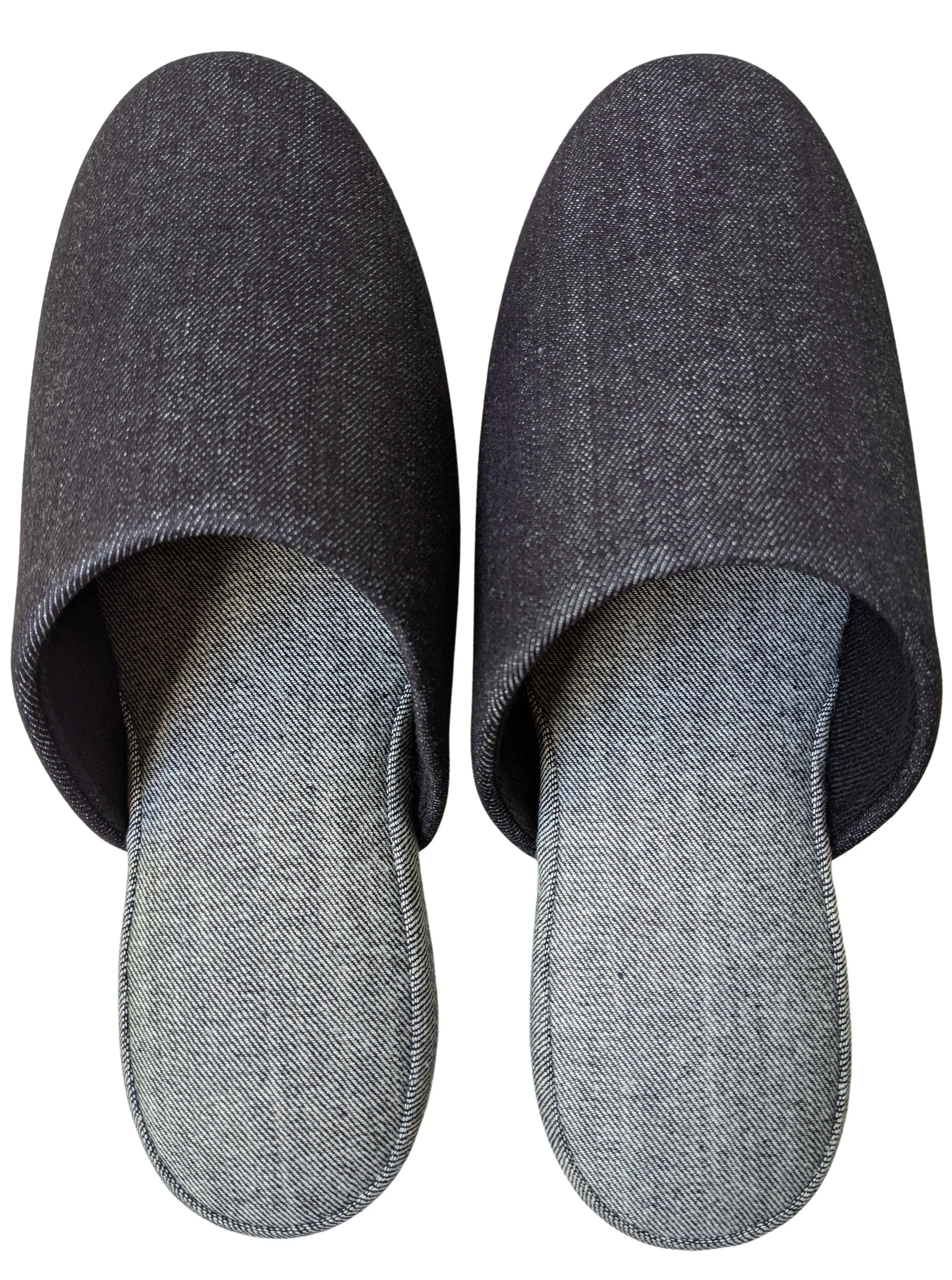 Denim Hiroshima Slippers Simple 4 size [Small / Medium / Large / XL]