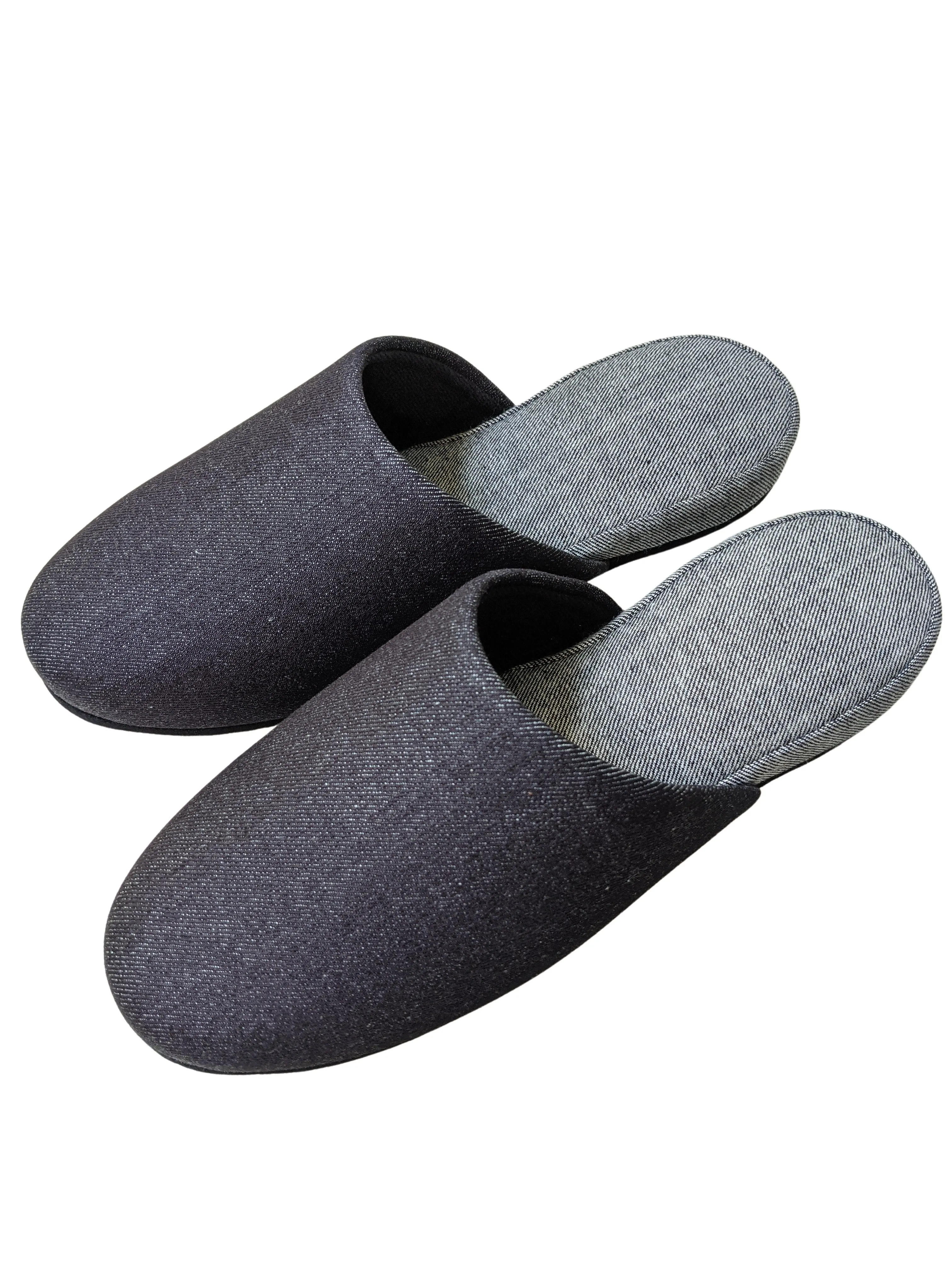 Denim Hiroshima Slippers Simple 4 size [Small / Medium / Large / XL]