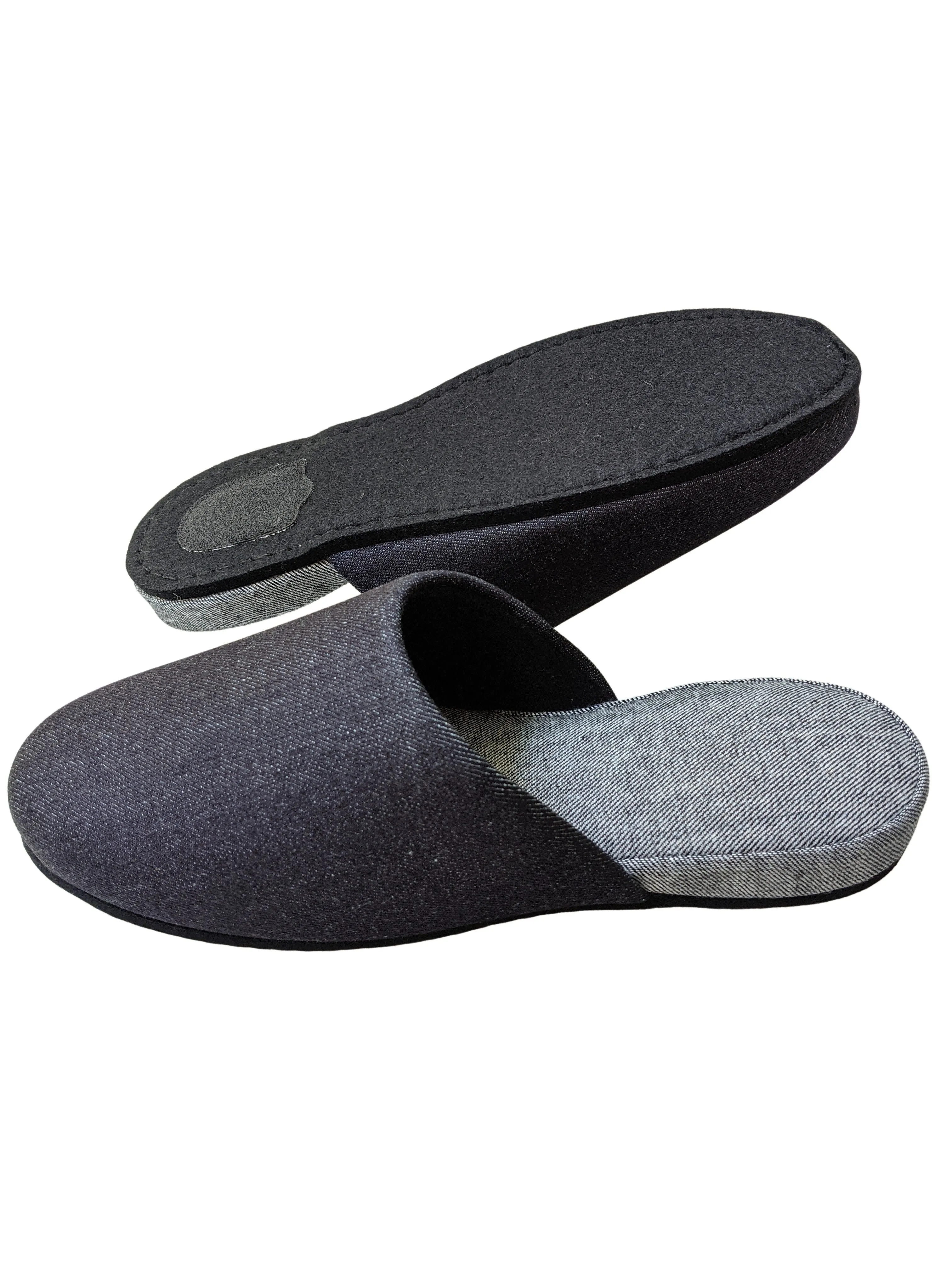 Denim Hiroshima Slippers Simple 4 size [Small / Medium / Large / XL]