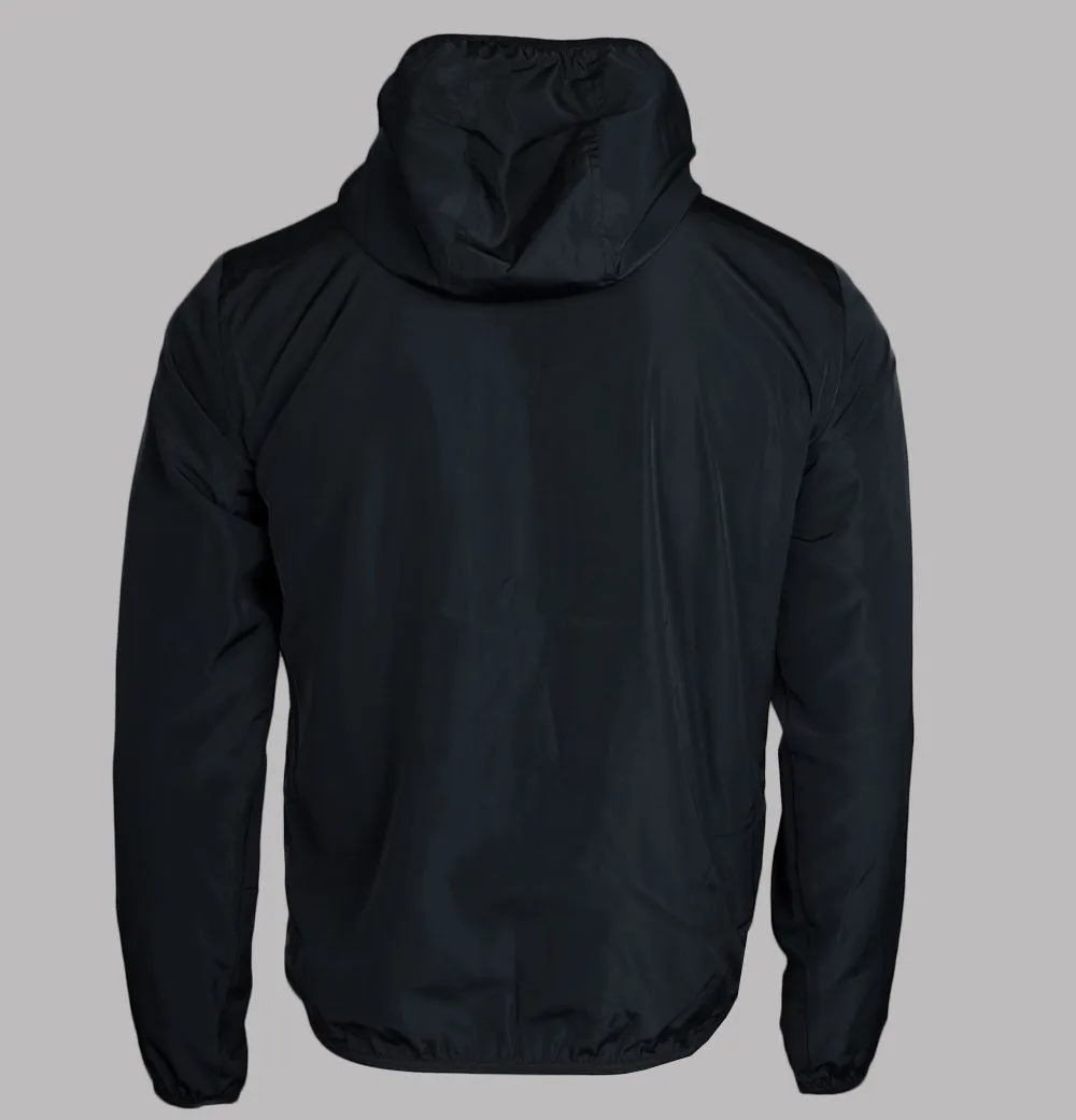 EA7 Lightweight Hooded Bomber Jacket Black