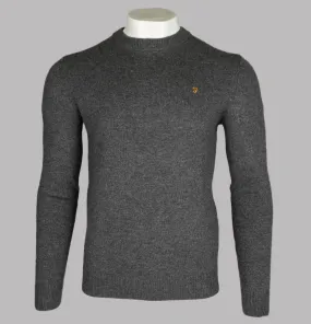 Farah Birchall Lambswool Jumper Grey