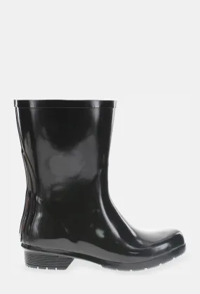 GLOSS MID RAIN BOOT - BLACK