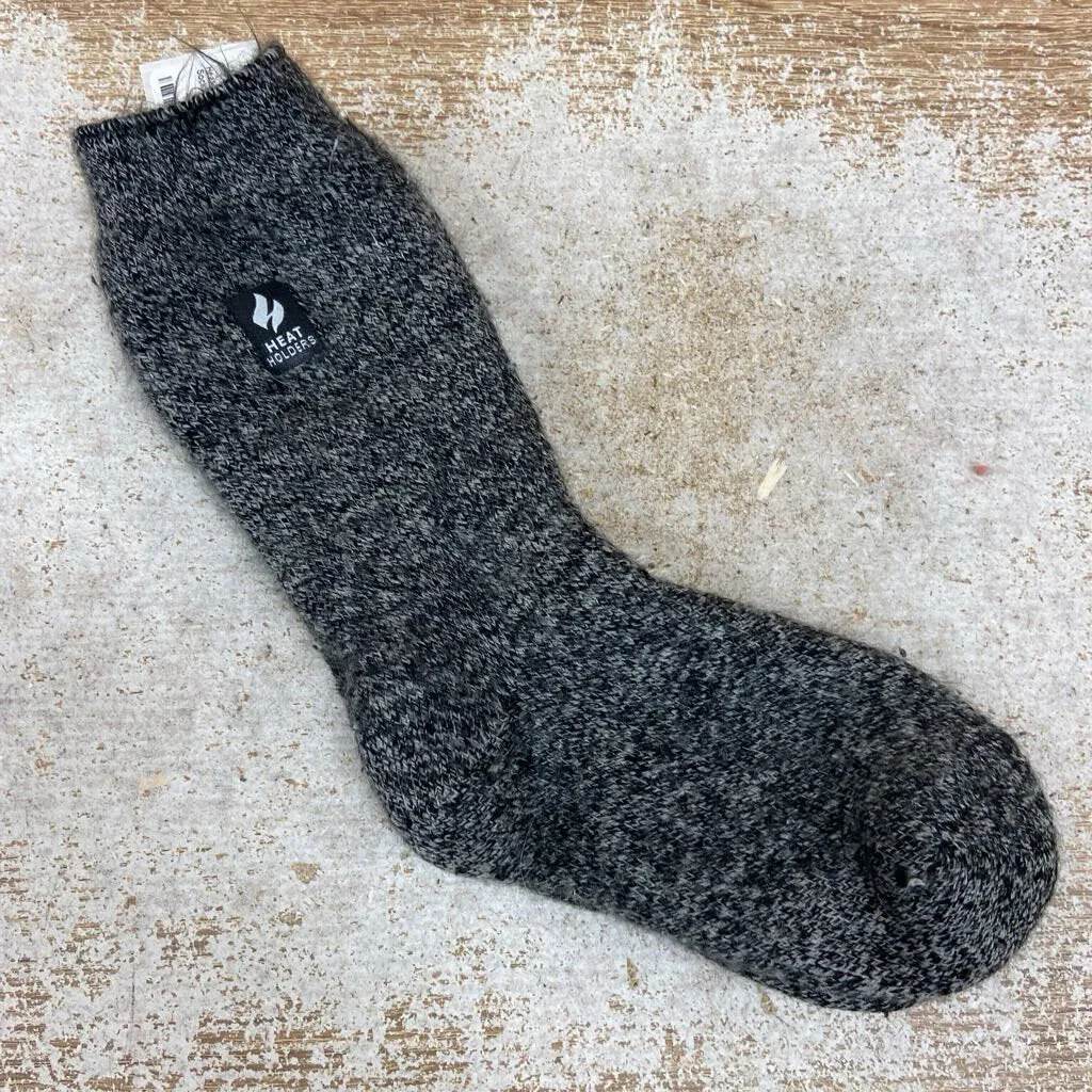 Heat Holders - Kid's Fuzzy Socks: Grey-children-