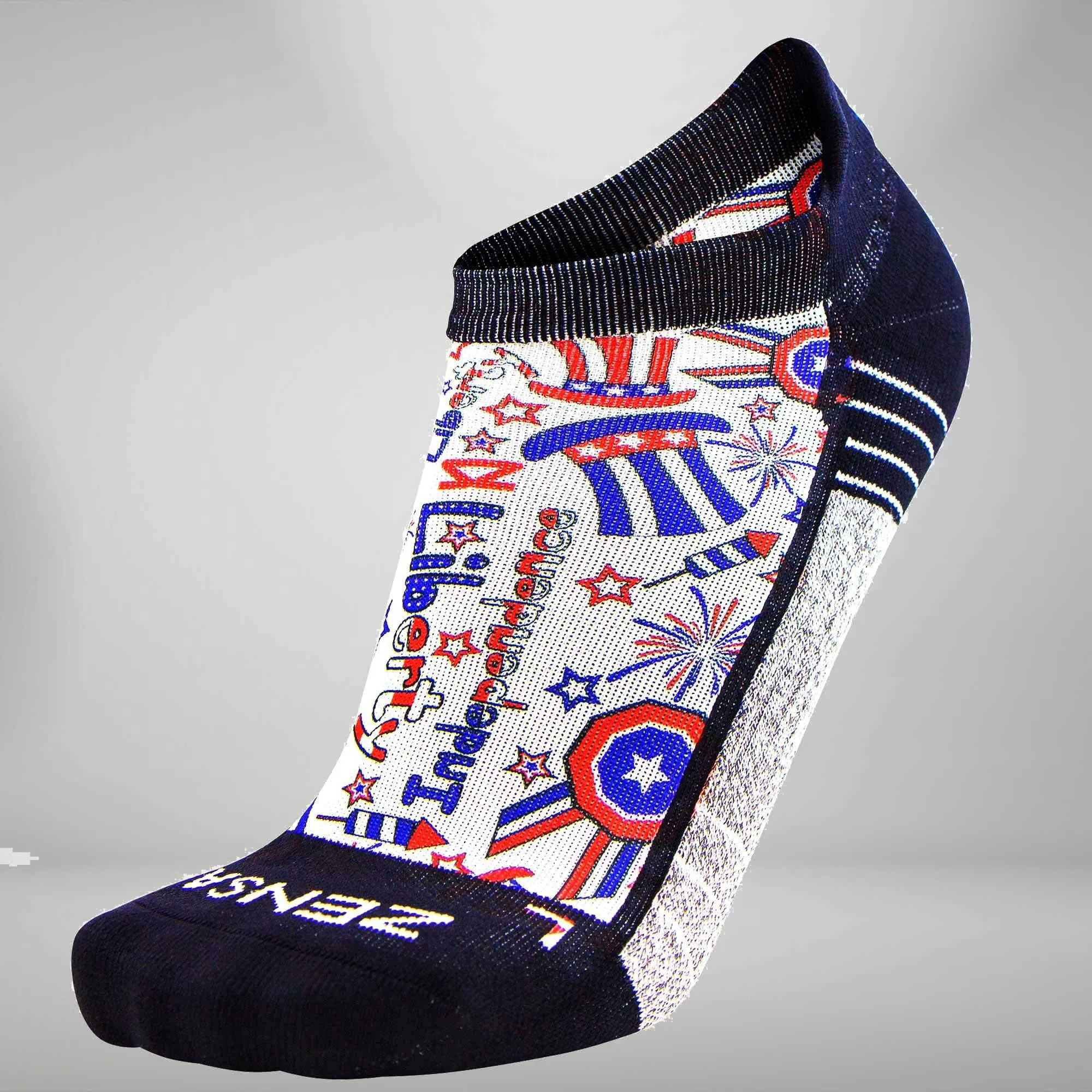 Independence Doodle Socks (No Show)