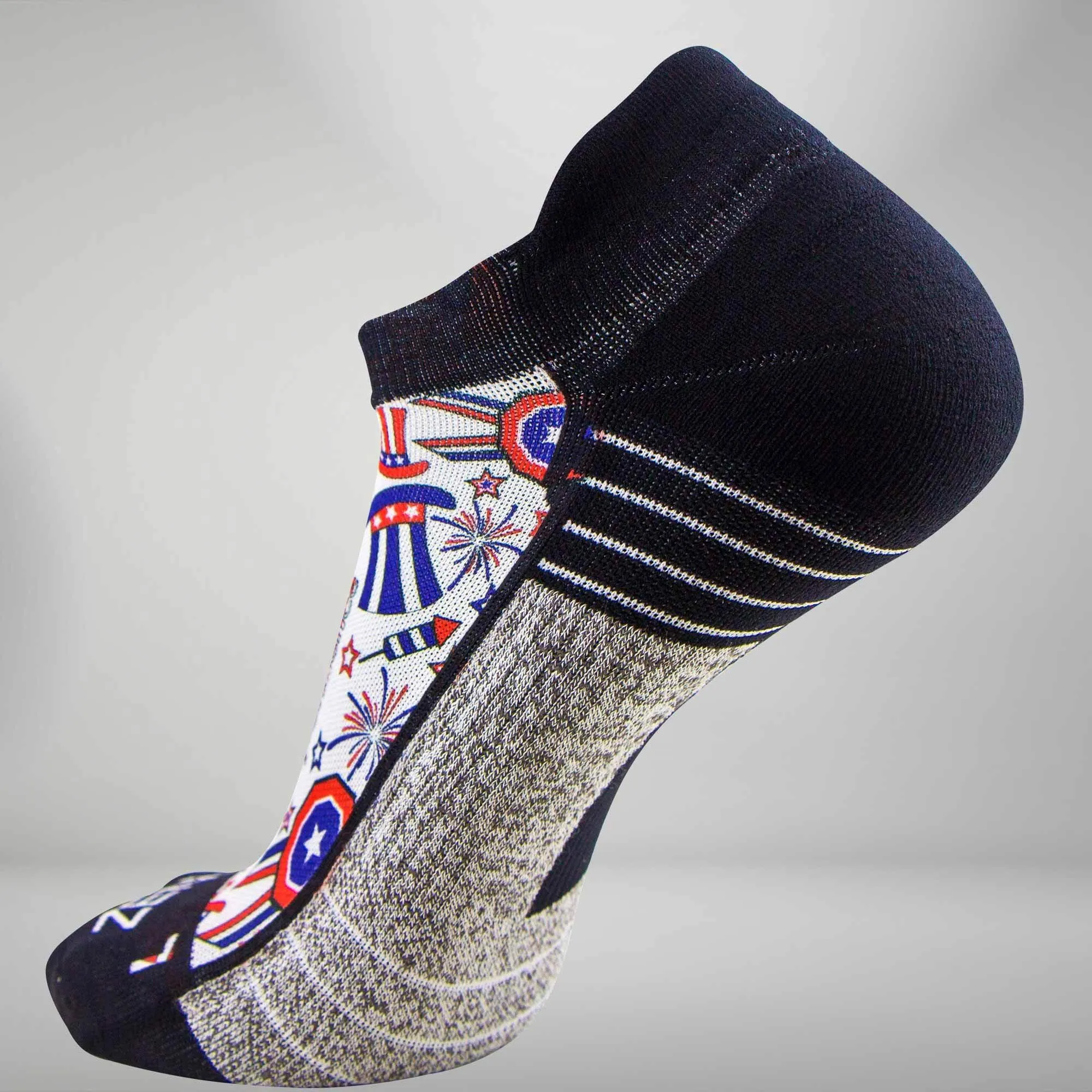 Independence Doodle Socks (No Show)