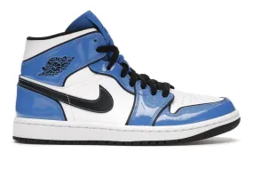 JORDAN 1 MID BLUE SIGNAL (M)