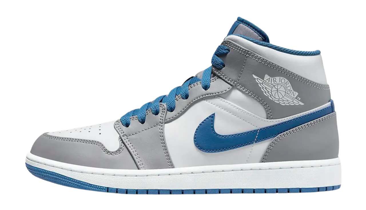 JORDAN 1 MID TRUE BLUE