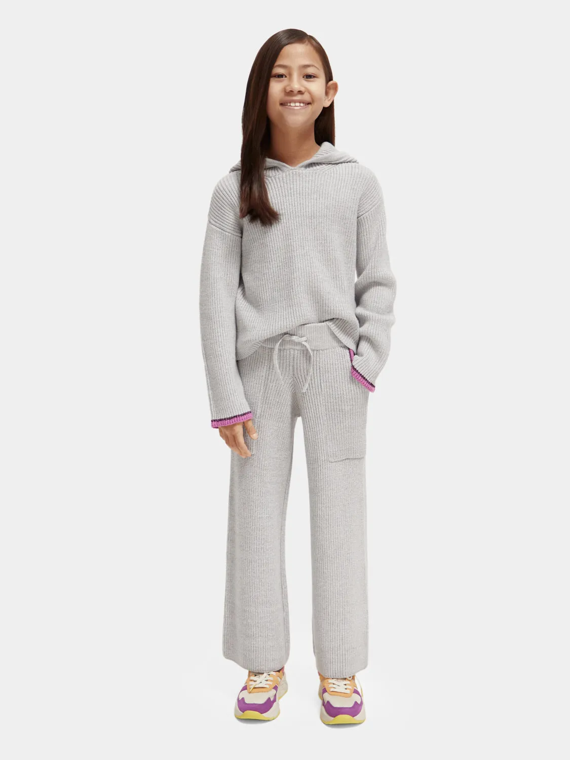 Kids - Wide-leg knitted sweatpants