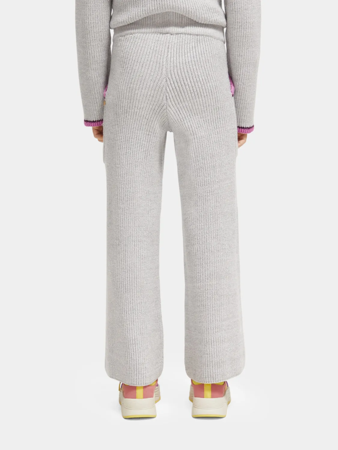 Kids - Wide-leg knitted sweatpants