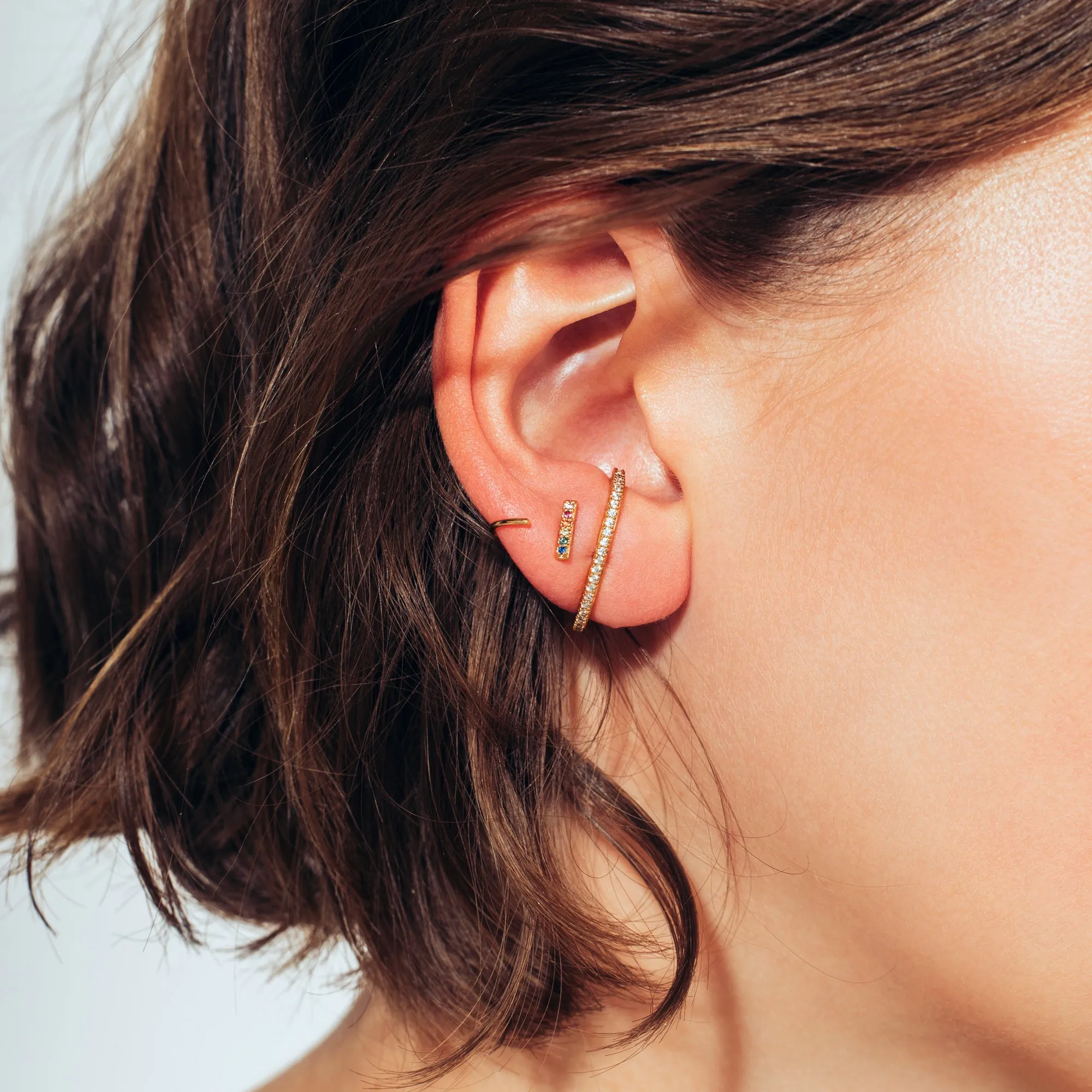 Luxe Pave Suspender Earrings