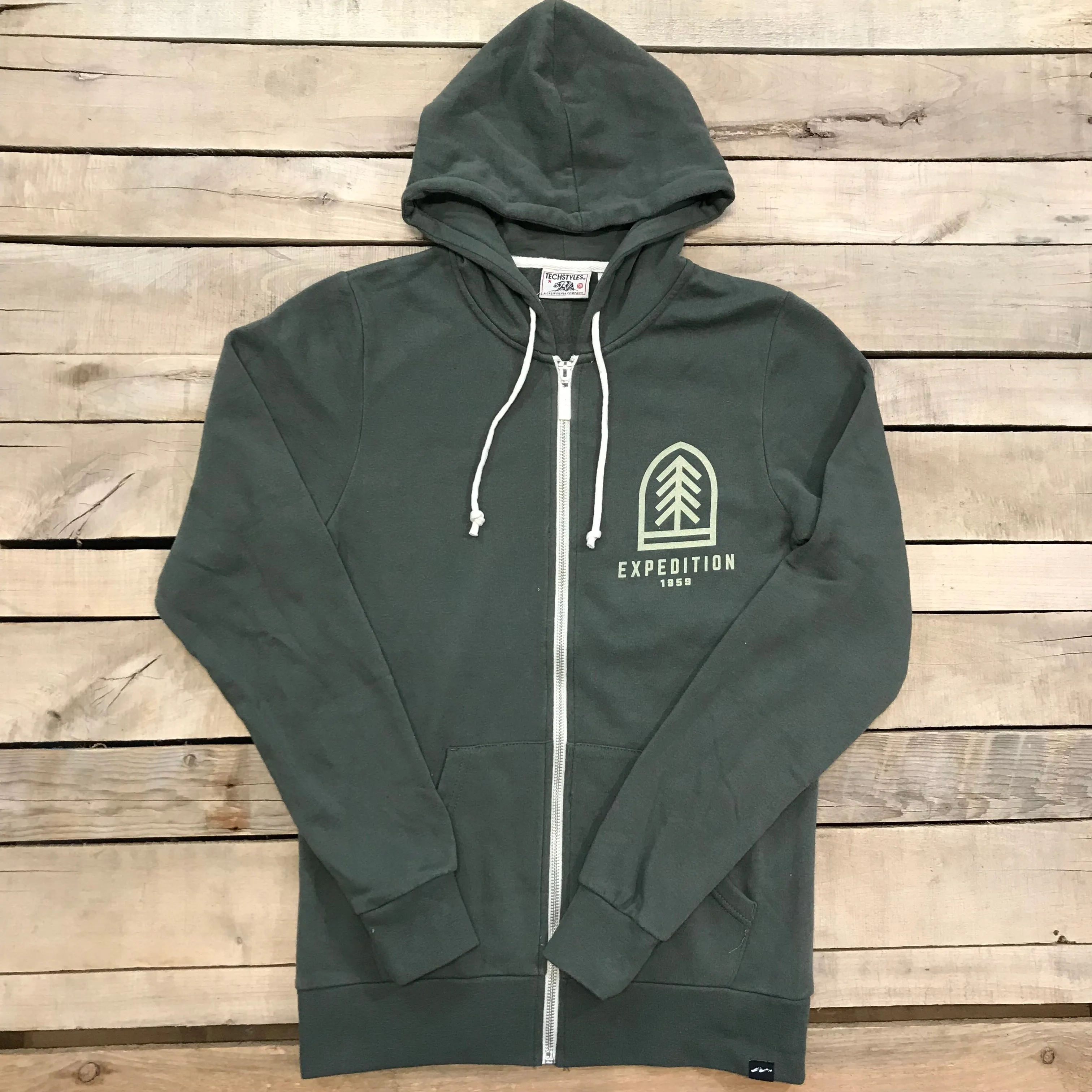 Men's Lone Tree Zip-Up  Hoodie