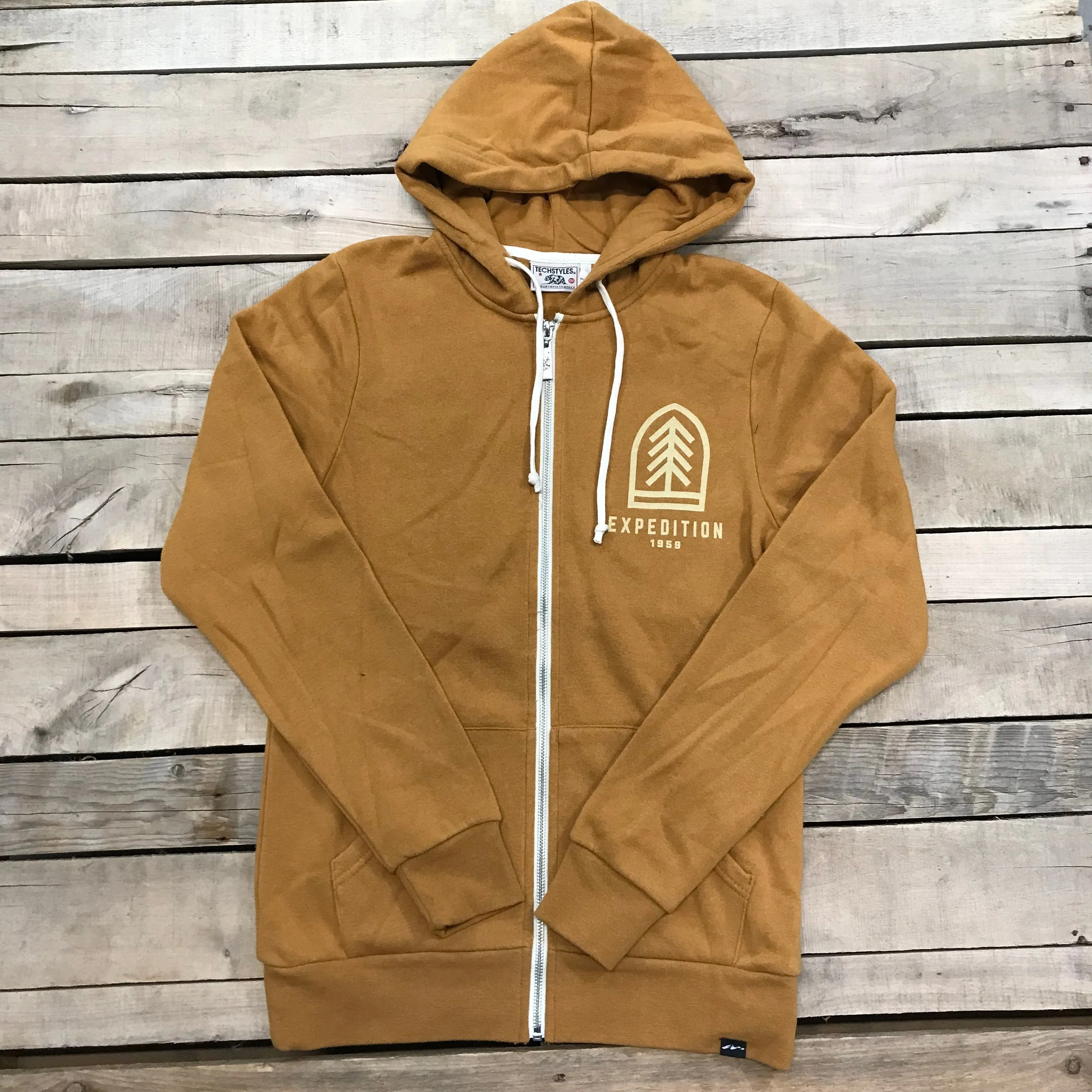 Men's Lone Tree Zip-Up  Hoodie