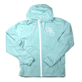 Michigan Hands Windbreaker (Aqua)