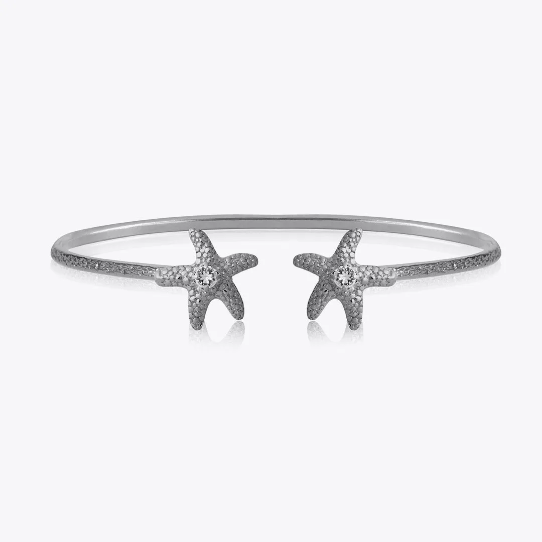 Mini Sea Star Bracelet / Crystal