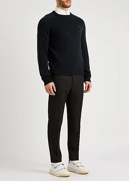 Navy cashmere jumper