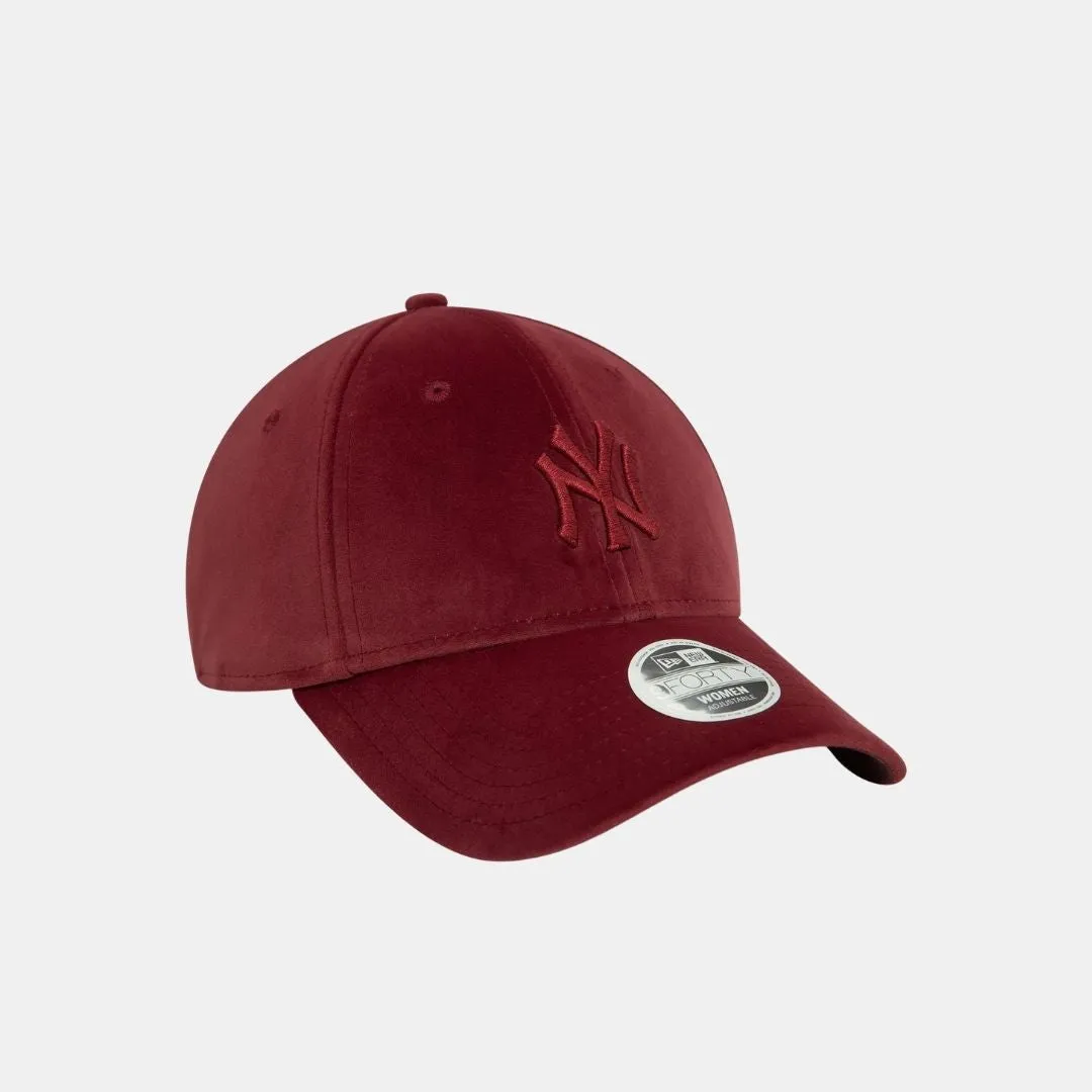 New Era New York Yankees Velour Midi Dark Purple 9FORTY