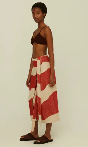 OAS Dune Bay  Beach wrap Terry Skirt