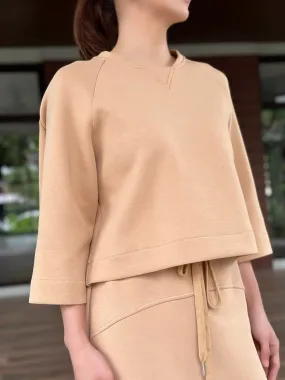 Olga Top in Beige