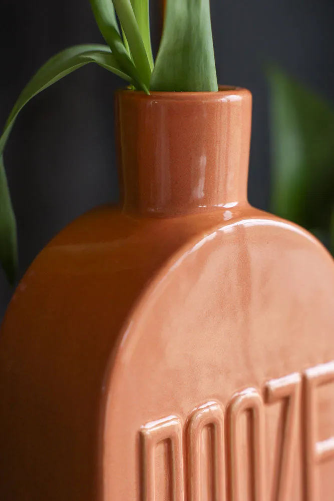 Orange Booze Vase