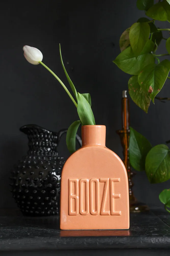 Orange Booze Vase