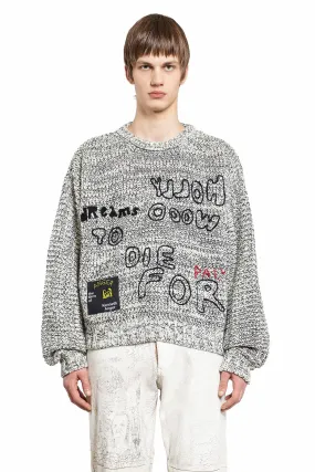 PALY HOLLYWOOD MAN GREY KNITWEAR