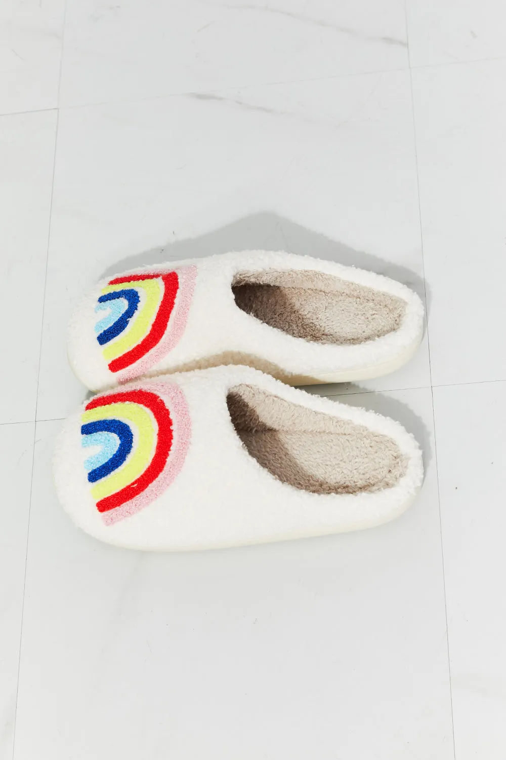 Rainbow Plush Slipper