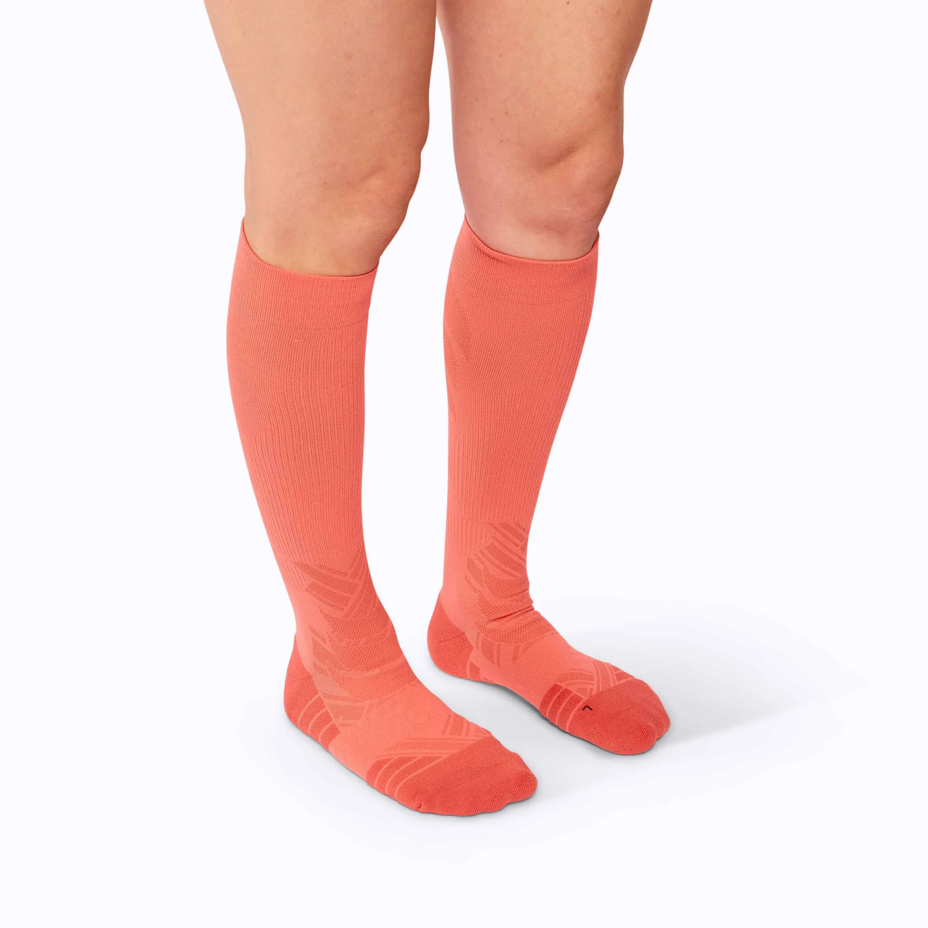 Running Knee High Compression Sock – Coral