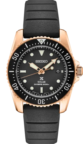 Seiko Prospex Solar Diver Black Dial SNE586