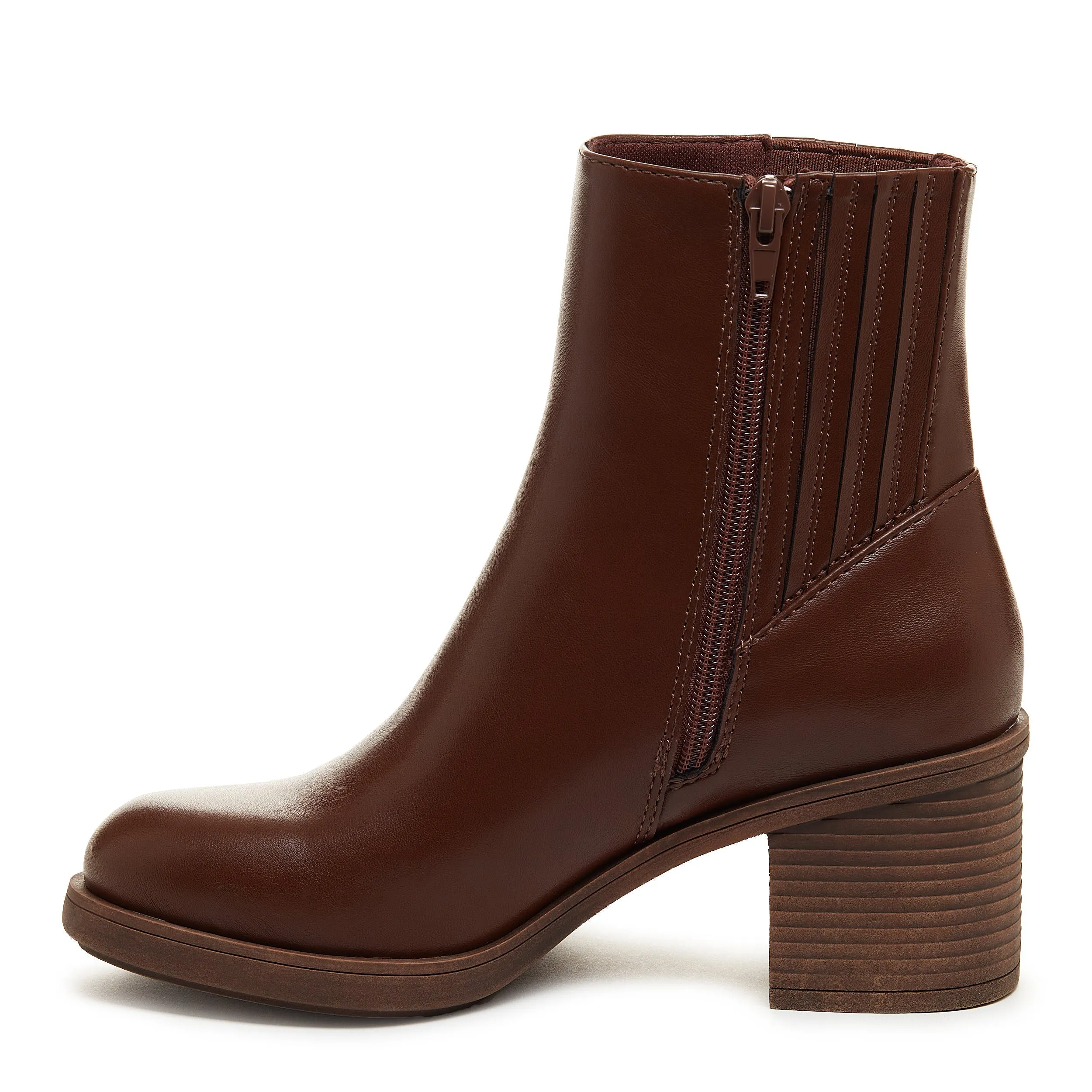 Sonora Brown Platform Chelsea Boot